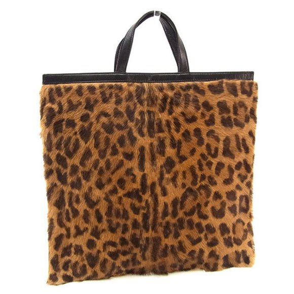 Loewe Handbags - Loewe Handbag Beige Brown Woman Authentic Used